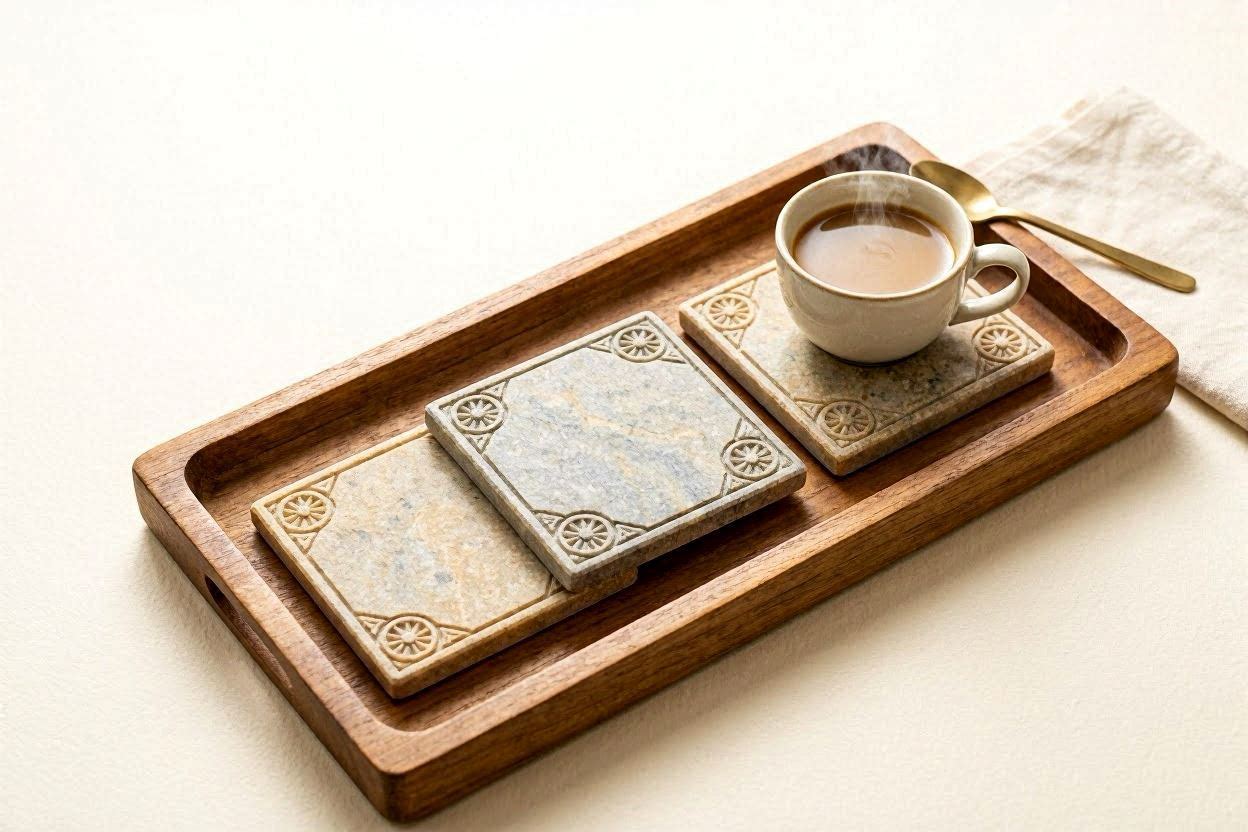 Stone Coaster Set (4)