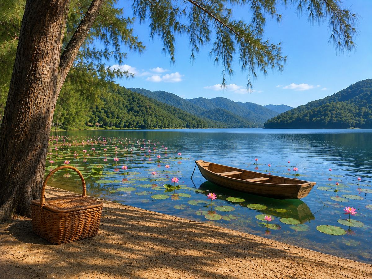 Ansupa Lake — Lake near Cuttack, Cuttack, Odisha — picnic spot photo